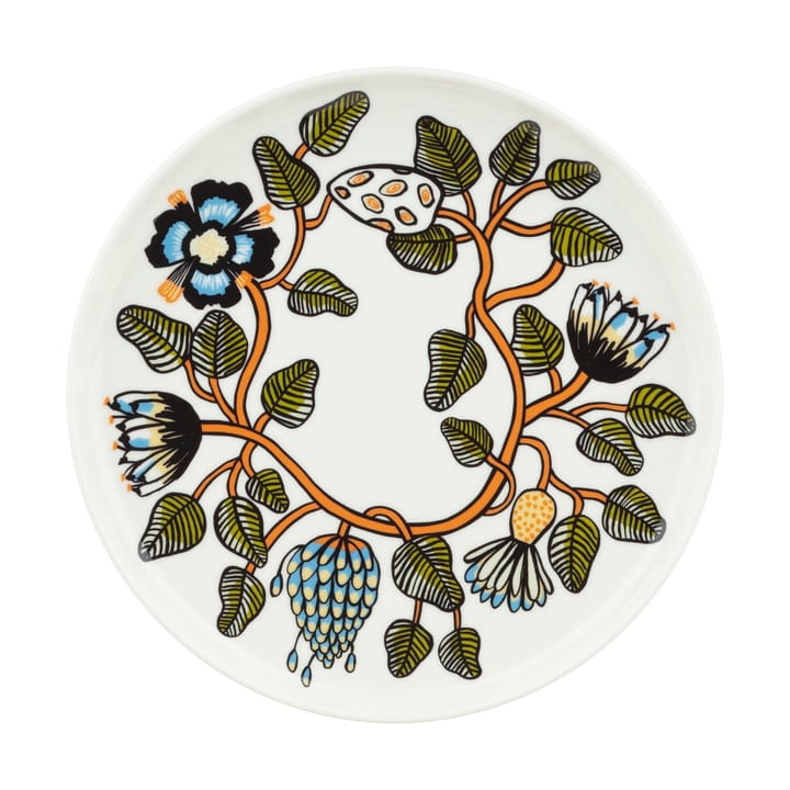 Plato Tiara Ø25 cm - Blanco - Marimekko