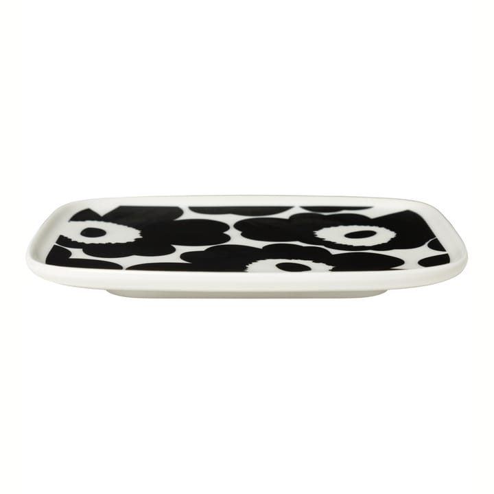 Plato Unikko 12x15 cm - negro-blanco - Marimekko