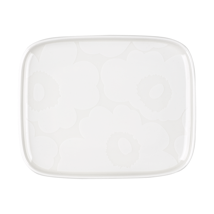 Plato Unikko 12x15 cm - White - Marimekko