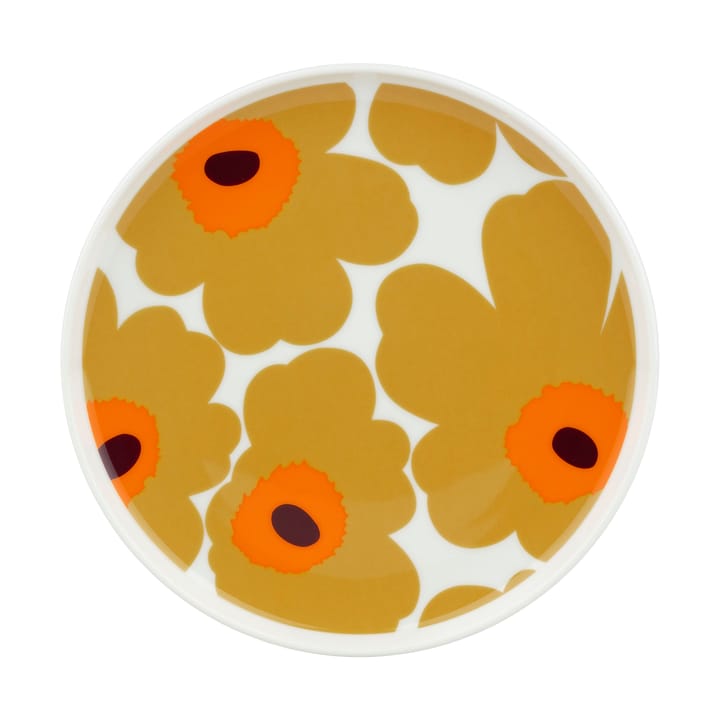 Plato Unikko Ø20 cm - Blanco - Marimekko