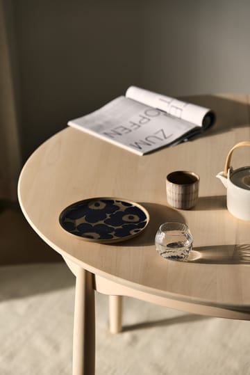 Plato Unikko Ø20 cm - Tierra-azul oscuro - Marimekko
