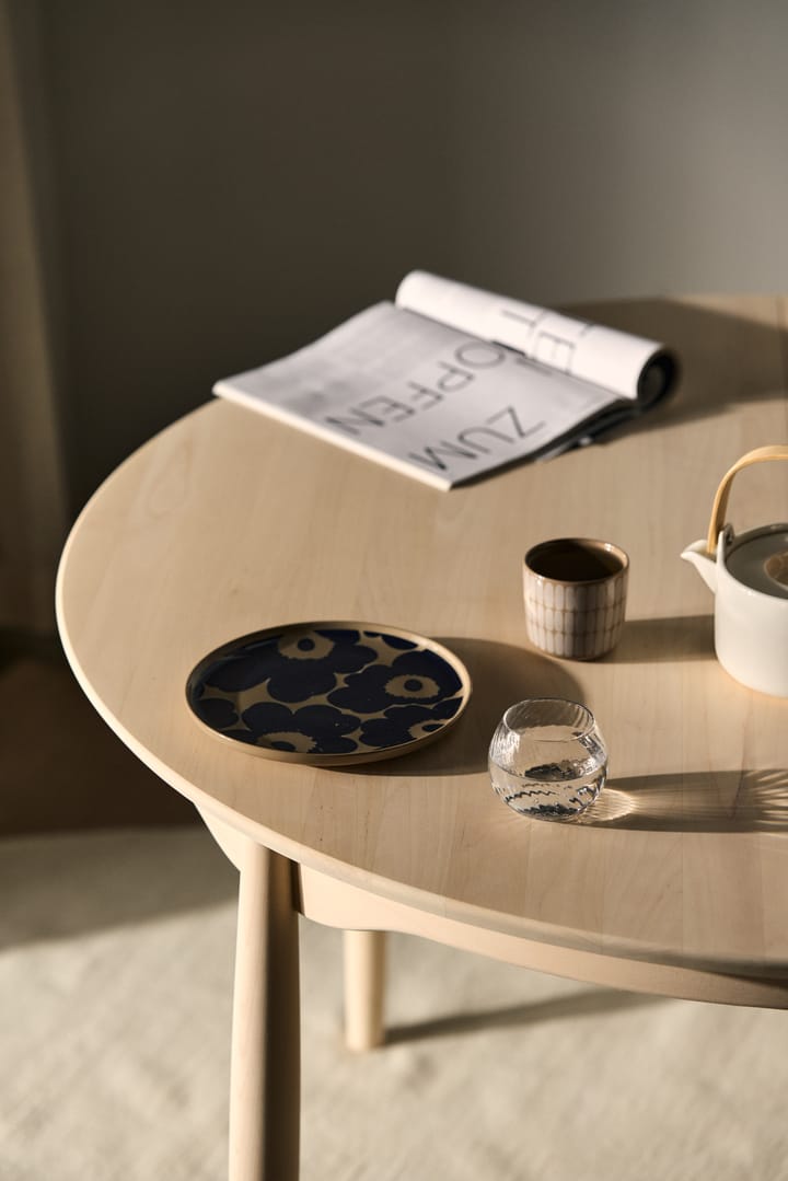 Plato Unikko Ø20 cm, Tierra-azul oscuro Marimekko