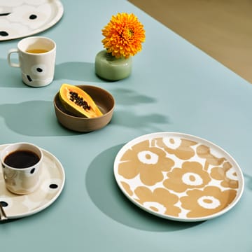 Plato Unikko beige-blanco - Ø25 cm - Marimekko