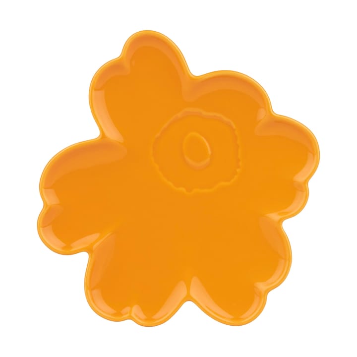 Plato Unikko Shape 20 cm - Amarillo - Marimekko