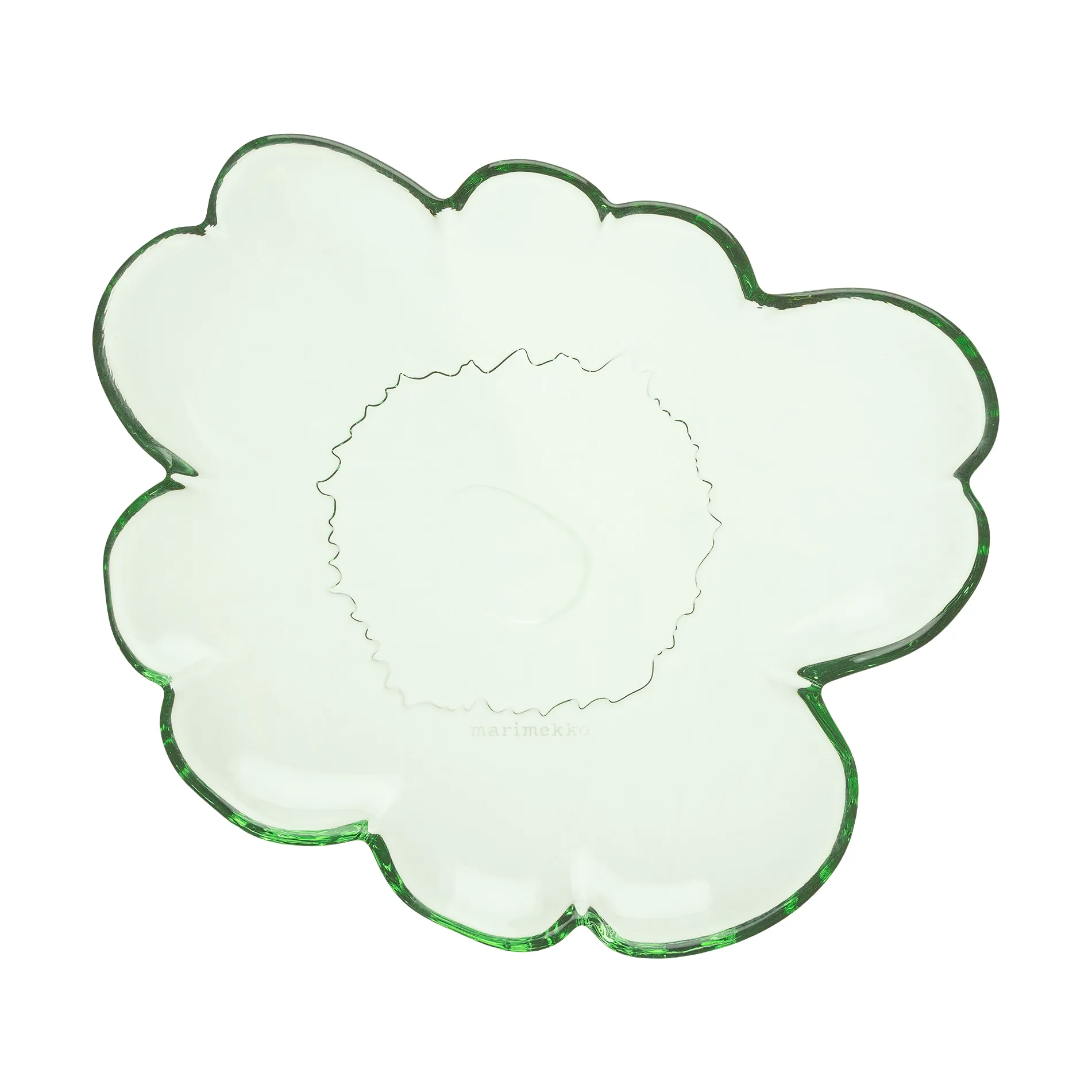 Plato Unikko Shape 20 cm, Green Marimekko