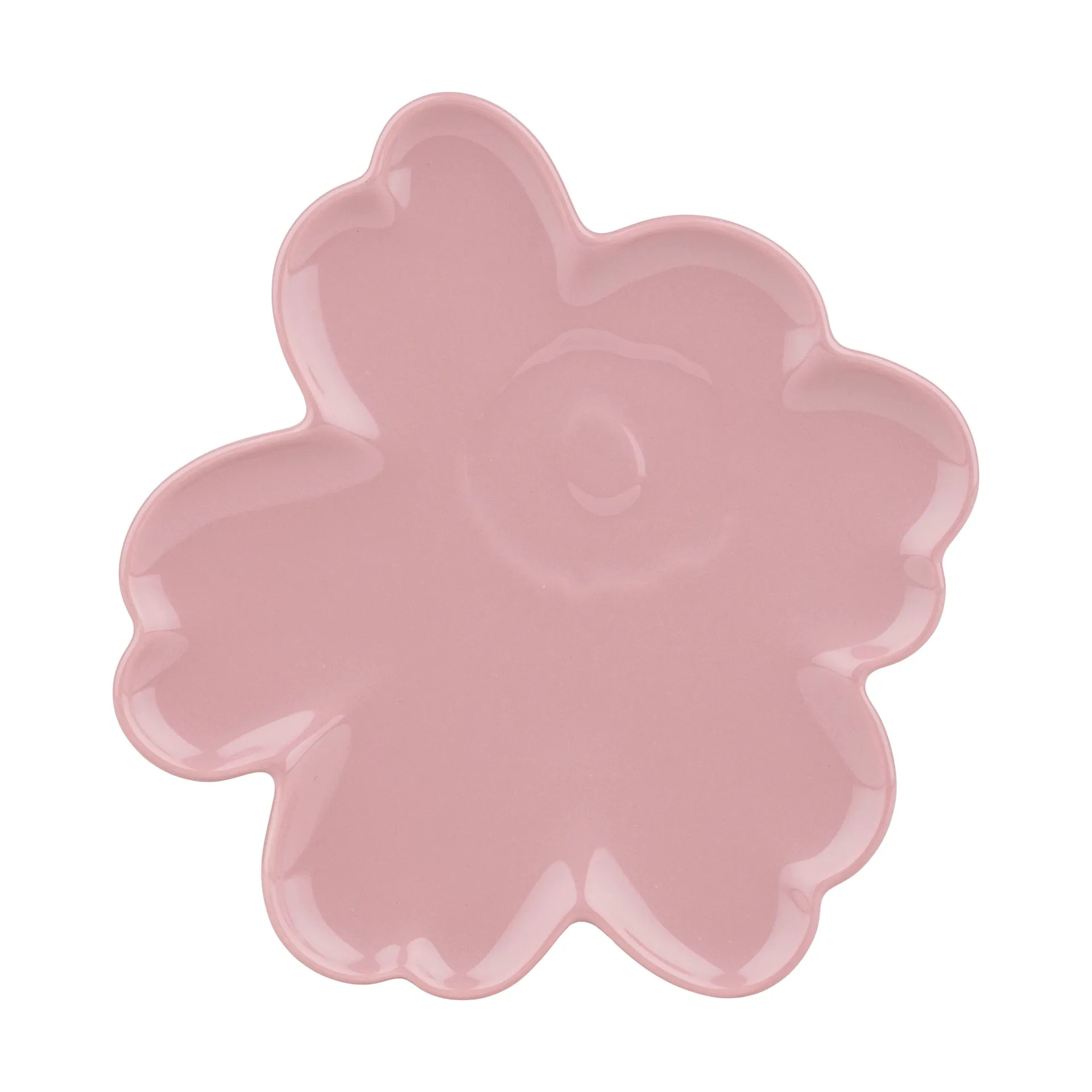 Plato Unikko Shape 20 cm, Pink Marimekko