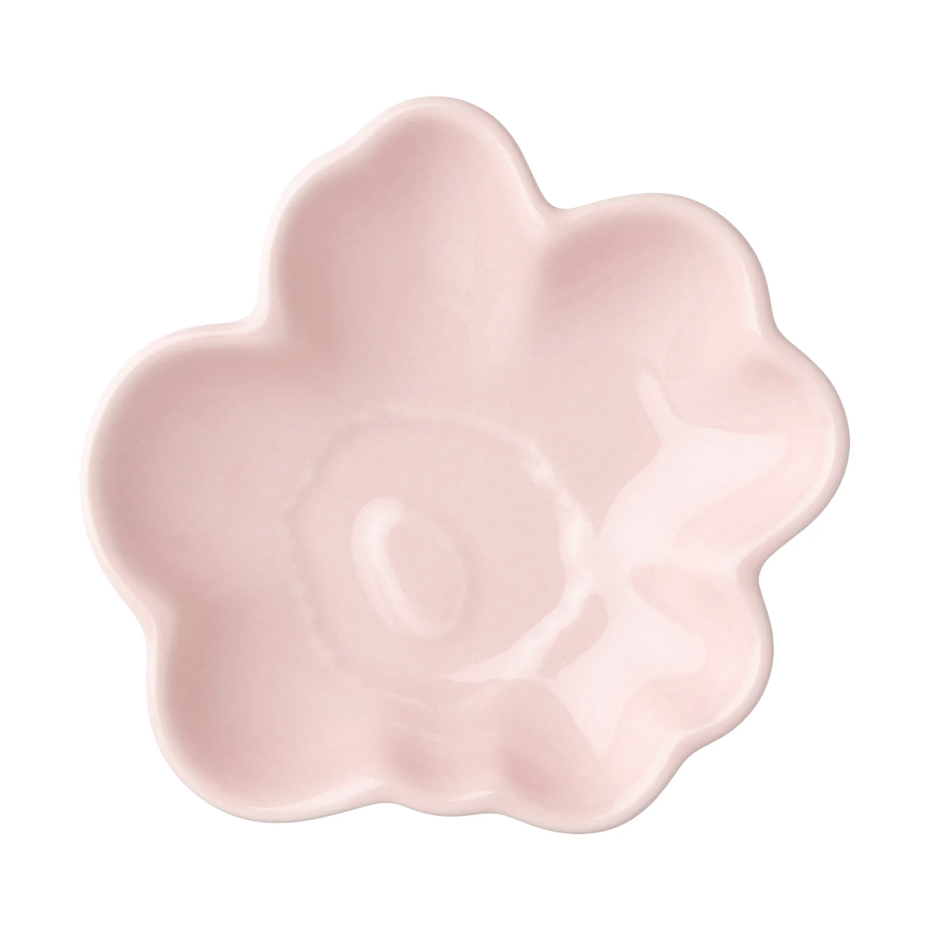 Plato Unikko shape 9 cm, Rosa Marimekko