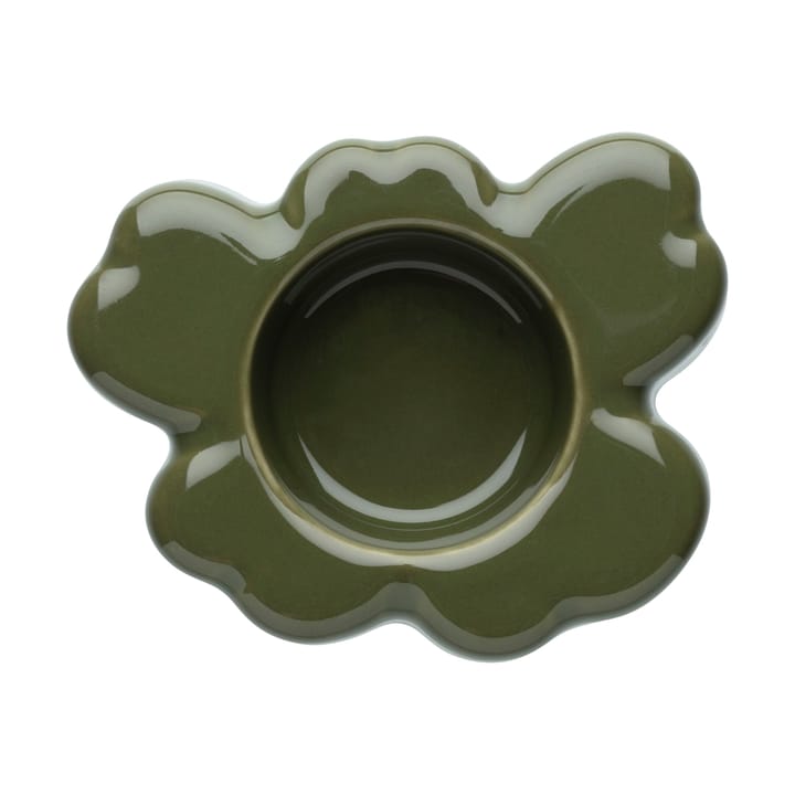 Portavelas Unikko 3x10 cm - Harvest green - Marimekko