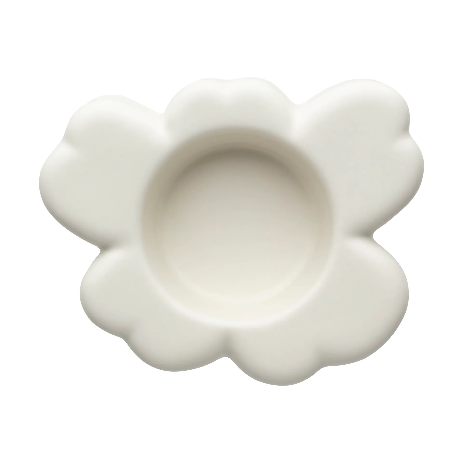 Portavelas Unikko 3x10 cm, Matte white Marimekko