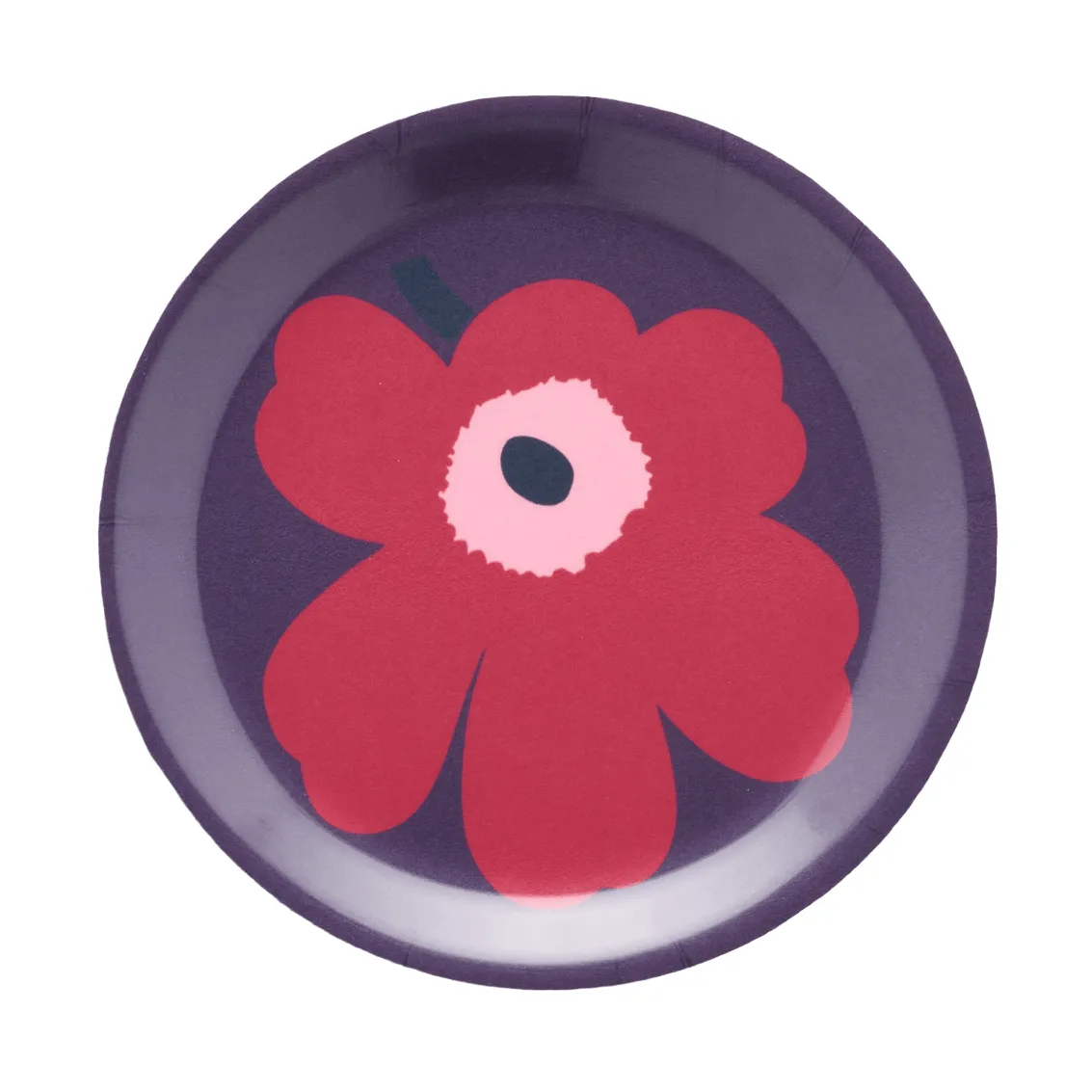 Posavasos Unikko, Ciruela-arándano-rosa, Ø11 cm Marimekko
