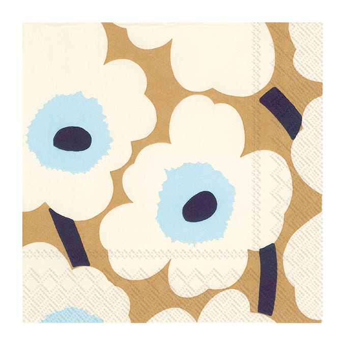 Servilleta Unniko 33x33 cm, set de 20 - Cream gold - Marimekko