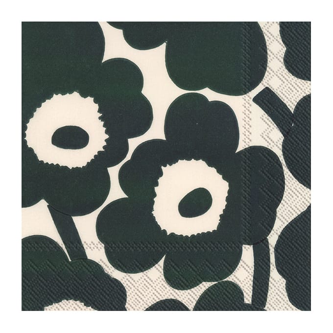 Servilleta Unniko 33x33 cm, set de 20 - Cream green - Marimekko