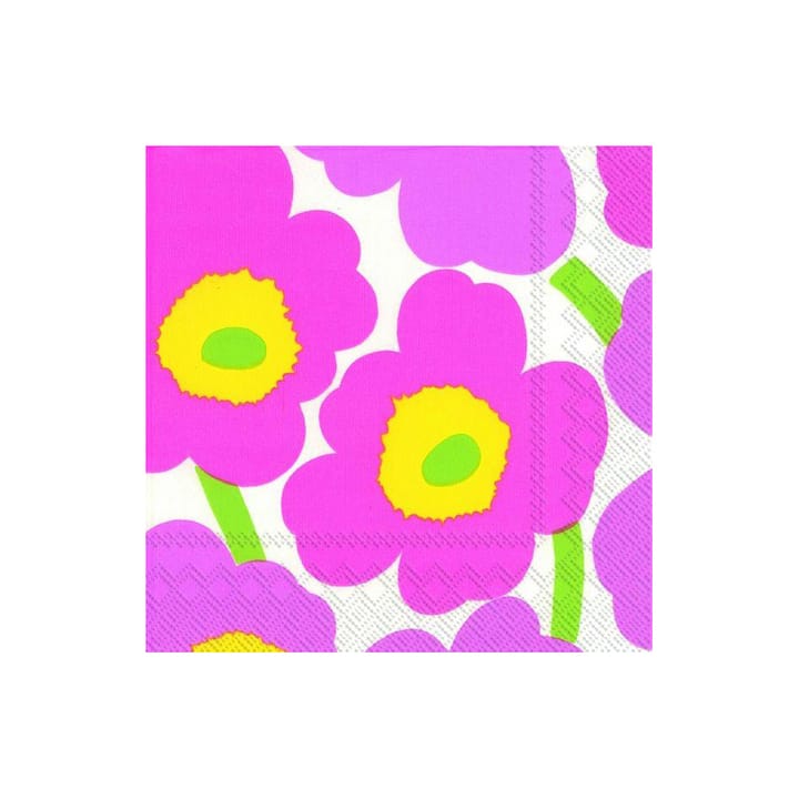 Servilleta Unniko 33x33 cm, set de 20 - rosa claro - Marimekko