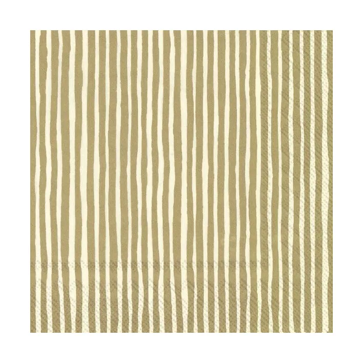 Servilleta Varvunraita 33x33 cm, set de 20, Gold Marimekko
