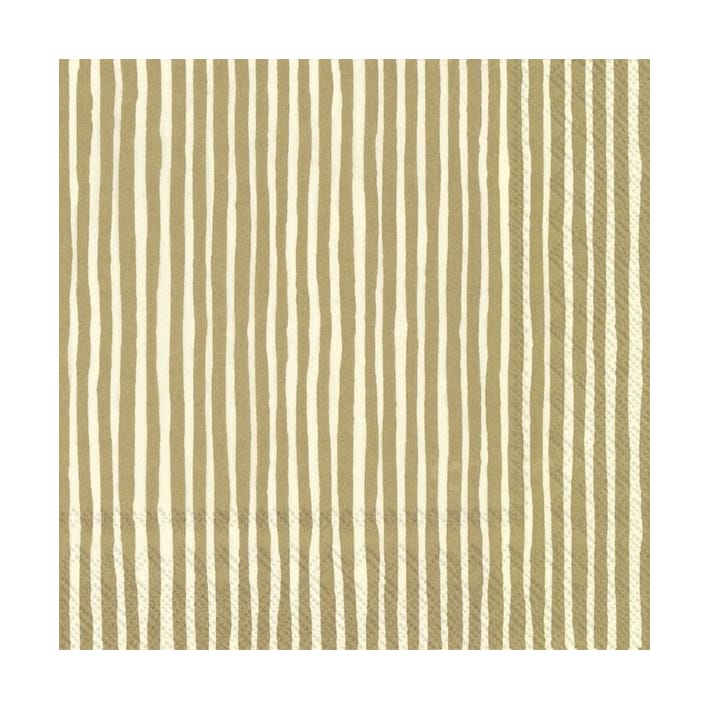 Servilleta Varvunraita 33x33 cm, set de 20, Gold Marimekko