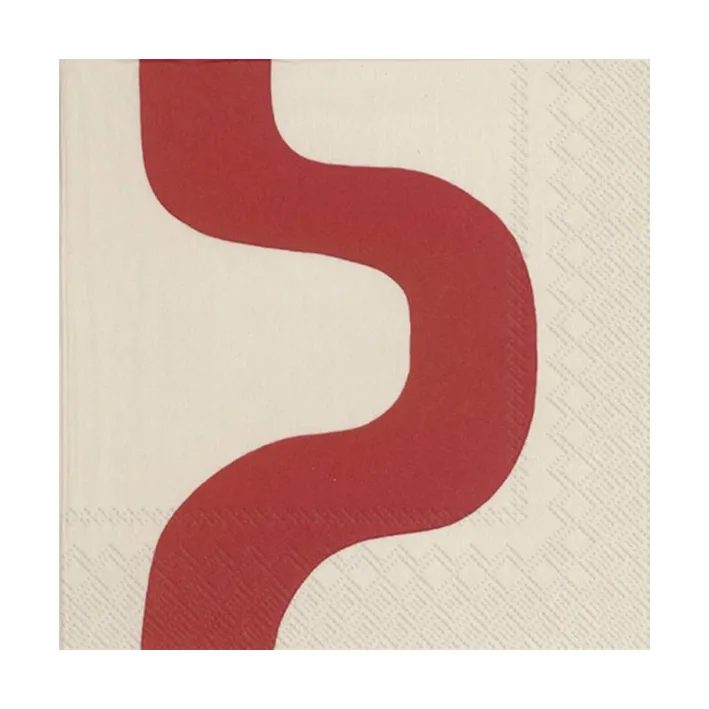 Servilletas Seireeni 33x33 cm, 20-pack, Red Marimekko
