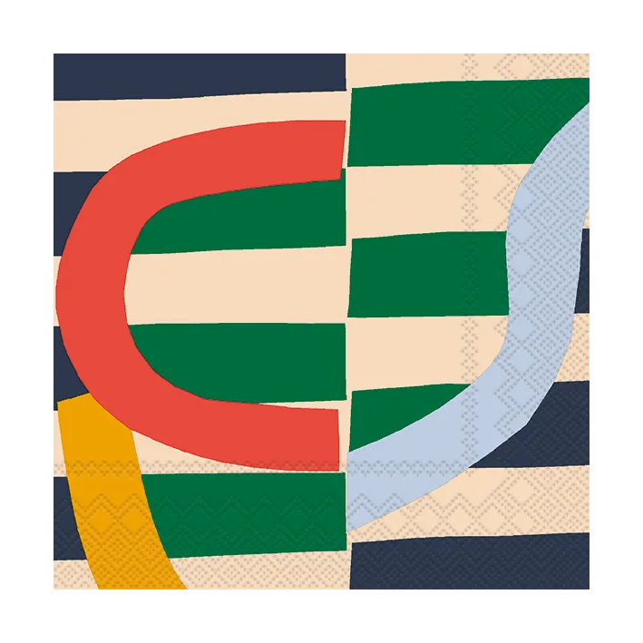 Servilletas Siirto 33x33 cm 20-pack, Verde Marimekko