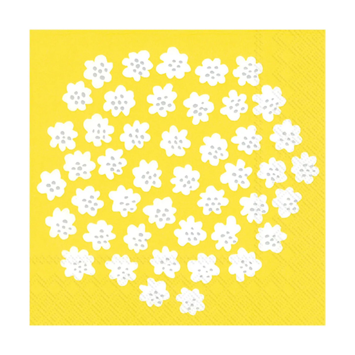 Servilletas Unniko 33x33 cm, 20-pack, Amarillo Marimekko