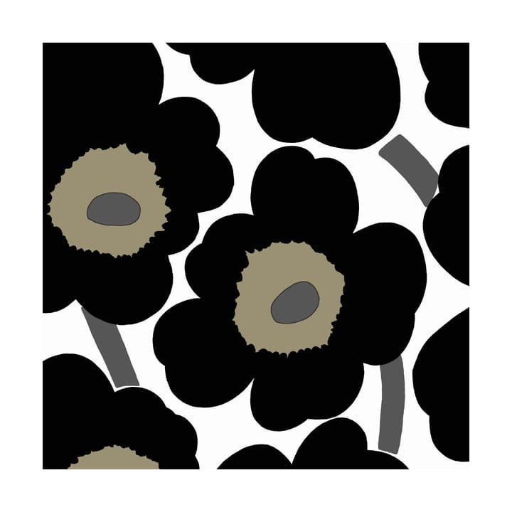 Servilletas Unniko 33x33 cm, 20-pack - Black-White - Marimekko