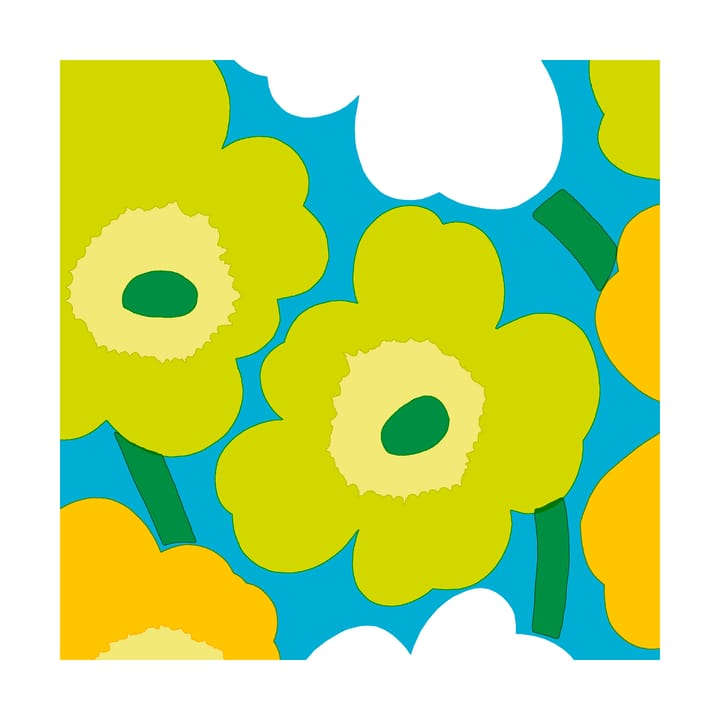 Servilletas Unniko 33x33 cm, 20-pack - Blue-Green - Marimekko