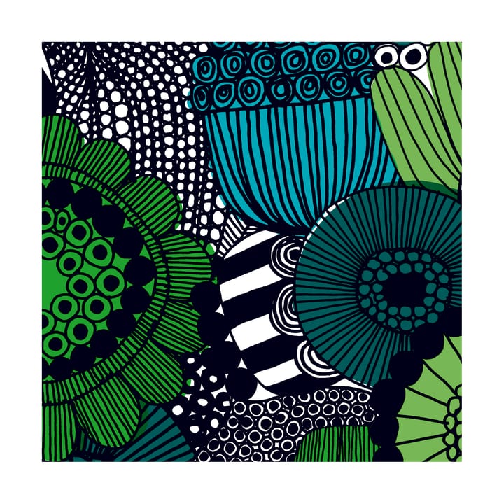 Servilletas Unniko 33x33 cm, 20-pack - Blue-Green - Marimekko