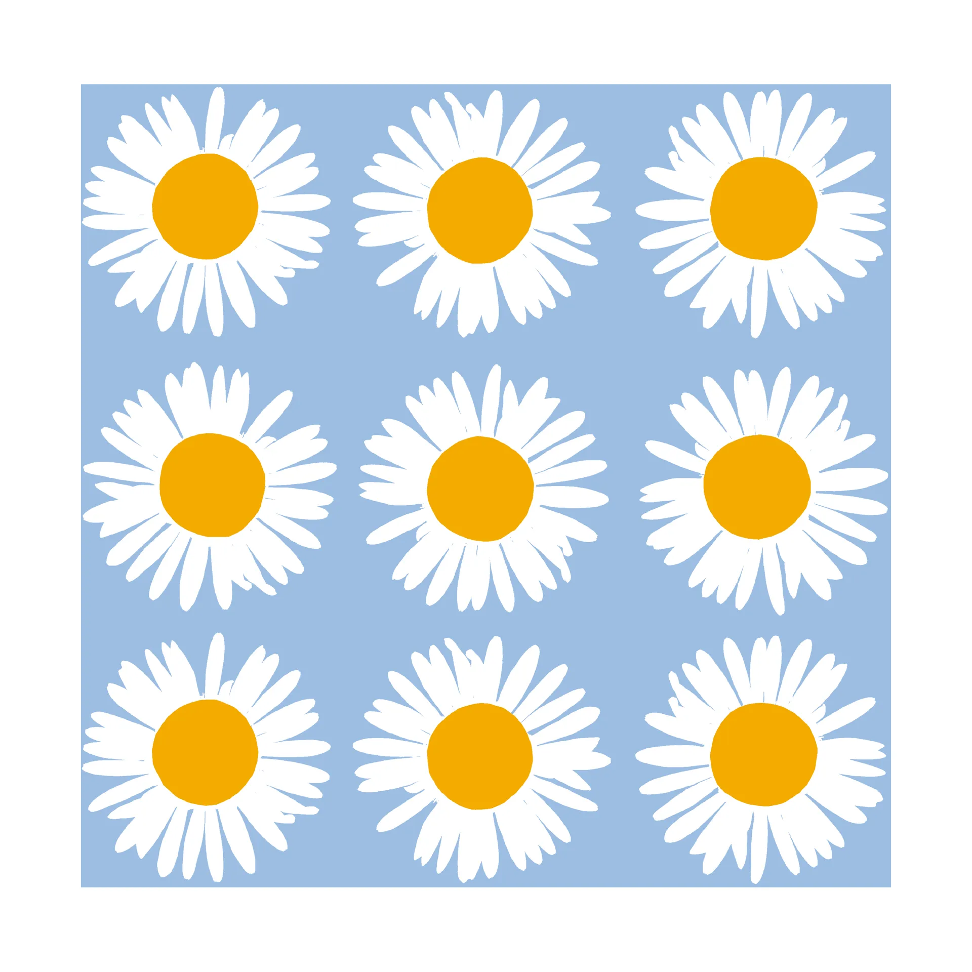 Servilletas Unniko 33x33 cm, 20-pack, Blue Marimekko