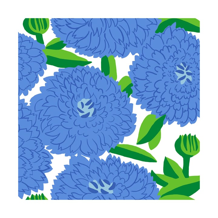 Servilletas Unniko 33x33 cm, 20-pack - Blue - Marimekko