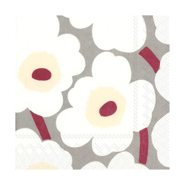 Servilletas Unniko 33x33 cm, 20-pack - Crema - Marimekko