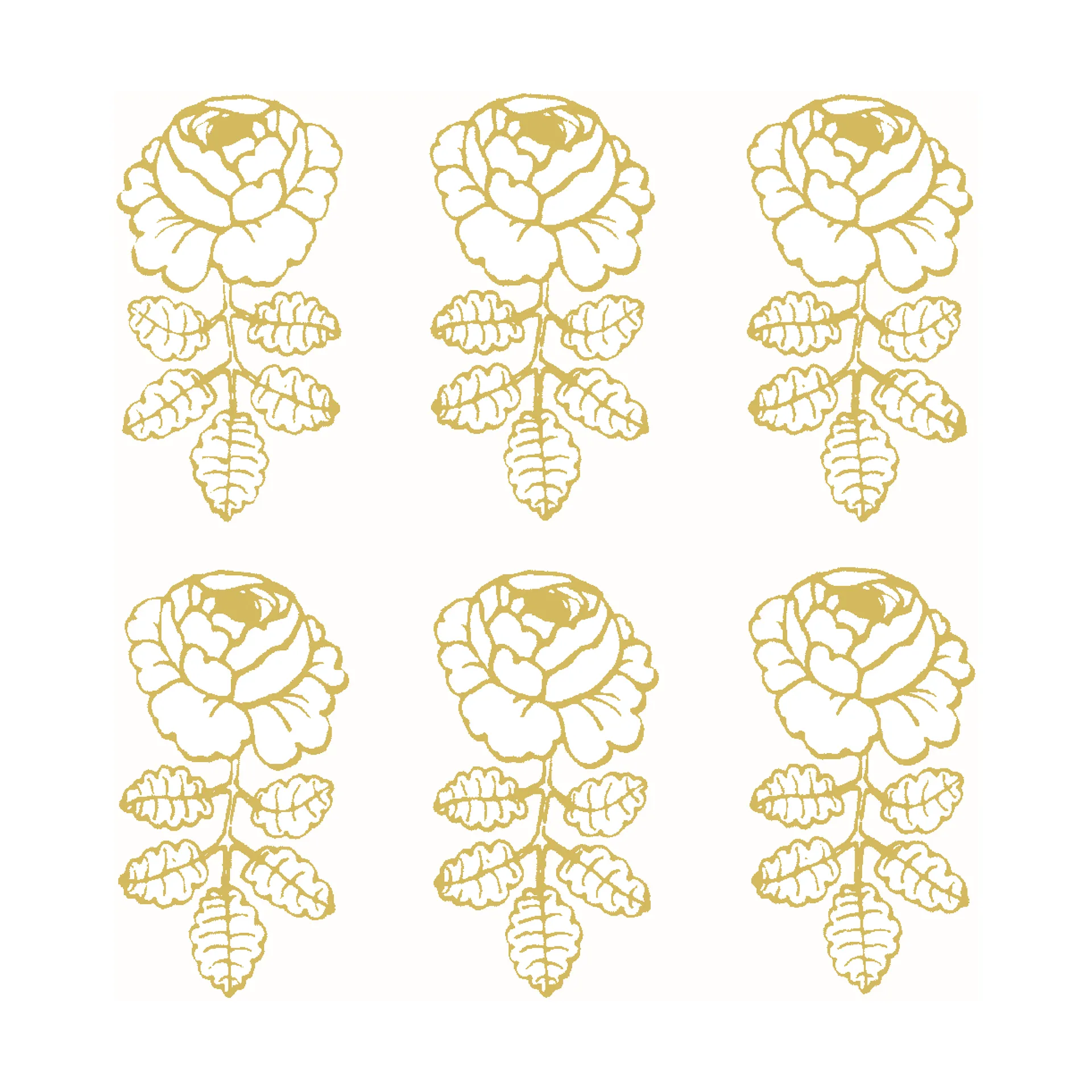 Servilletas Unniko 33x33 cm, 20-pack, Gold-white Marimekko