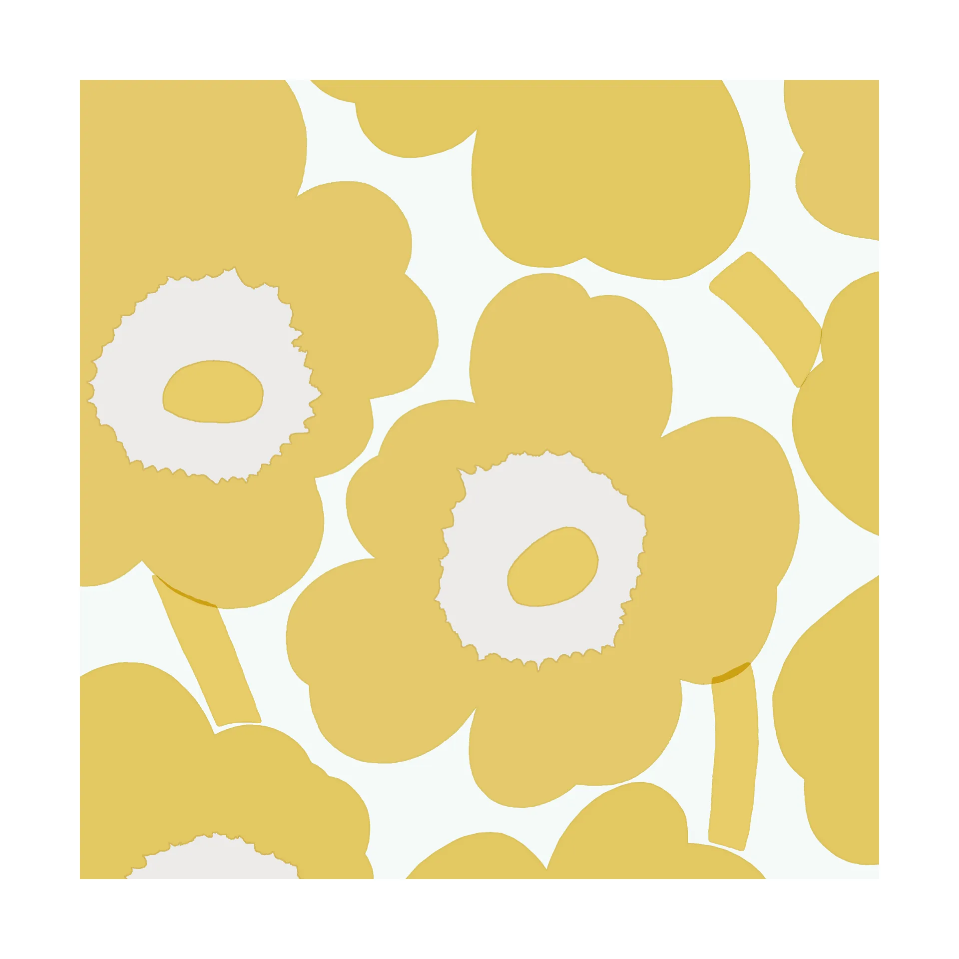 Servilletas Unniko 33x33 cm, 20-pack, Gold Marimekko