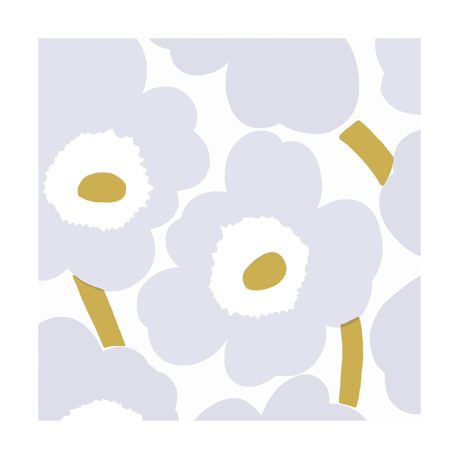 Servilletas Unniko 33x33 cm, 20-pack, Grey Marimekko