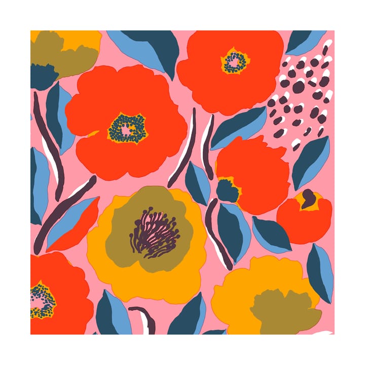 Servilletas Unniko 33x33 cm, 20-pack - Pink - Marimekko