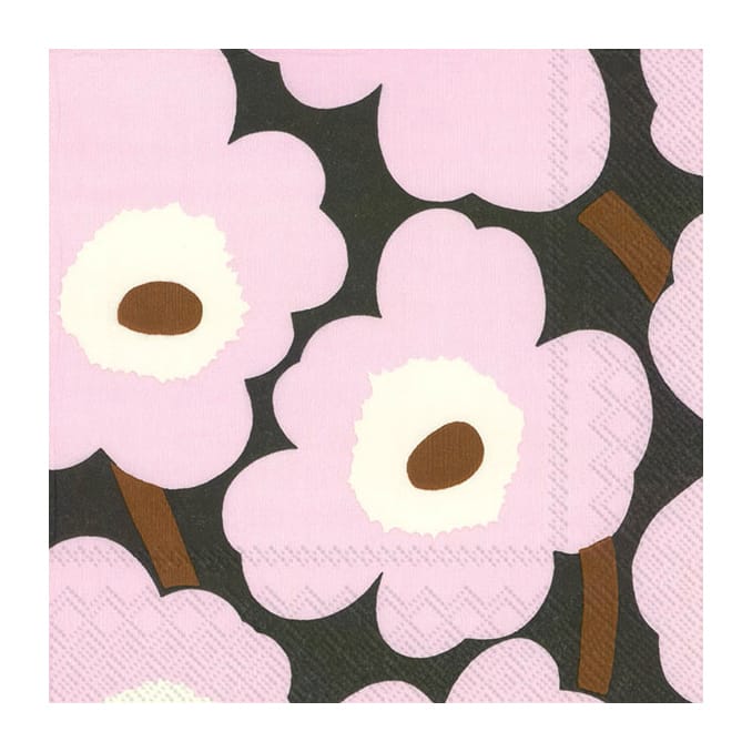 Servilletas Unniko 33x33 cm, 20-pack - Rose - Marimekko