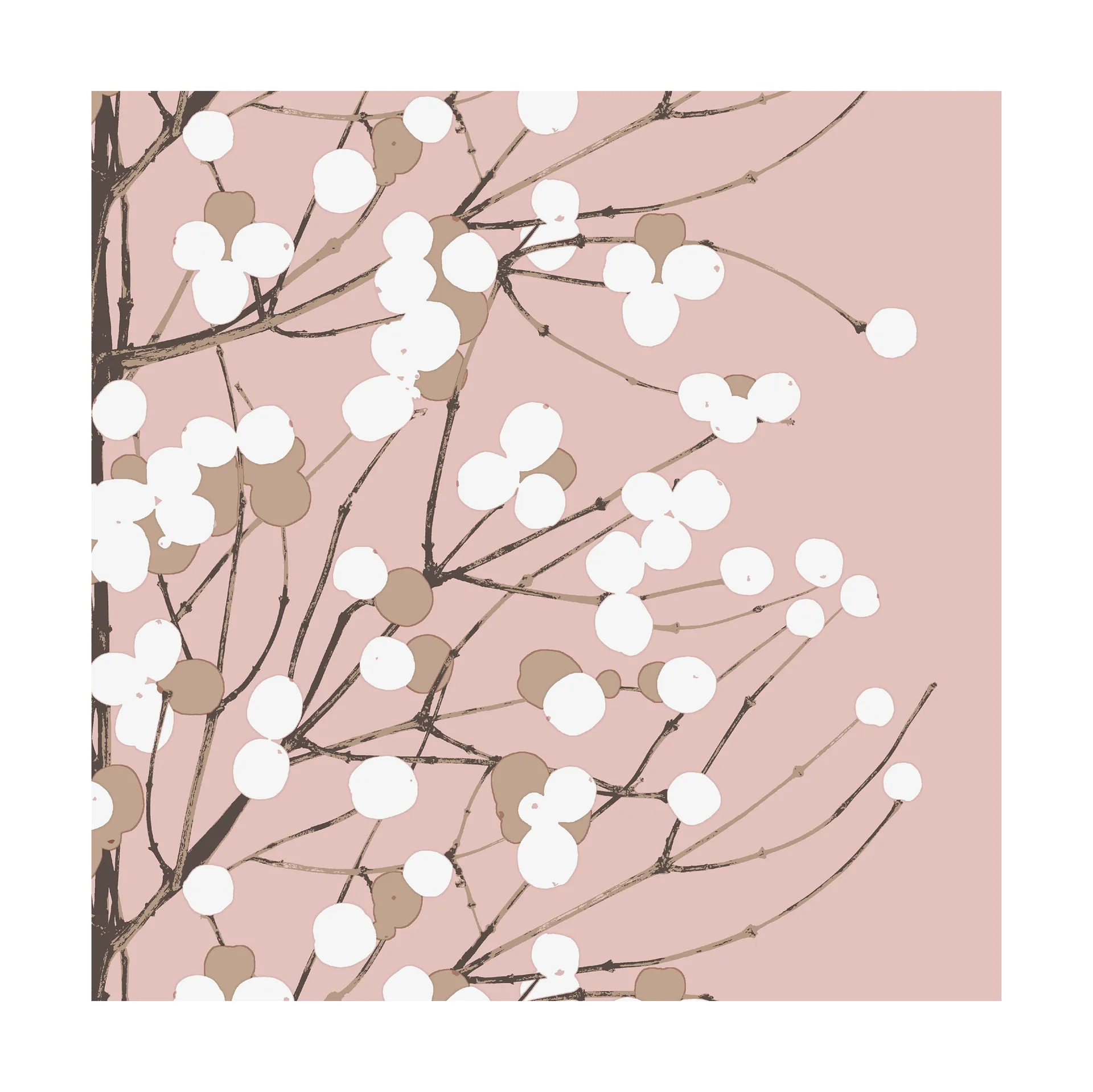 Servilletas Unniko 33x33 cm, 20-pack, Rose Marimekko