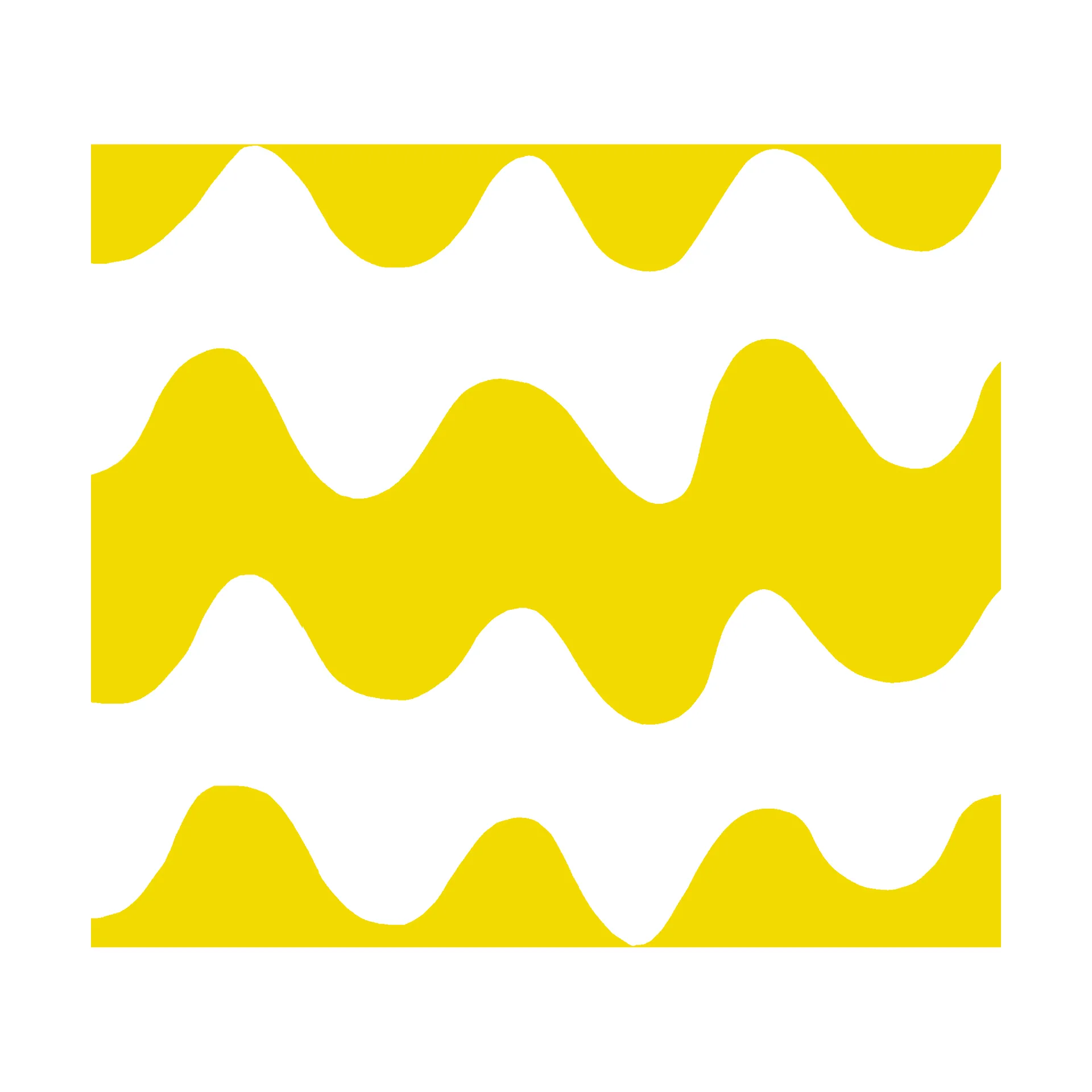 Servilletas Unniko 33x33 cm, 20-pack, Yellow Marimekko