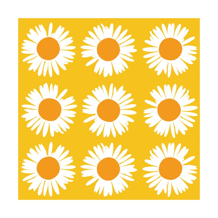 Servilletas Unniko 33x33 cm, 20-pack - Yellow - Marimekko