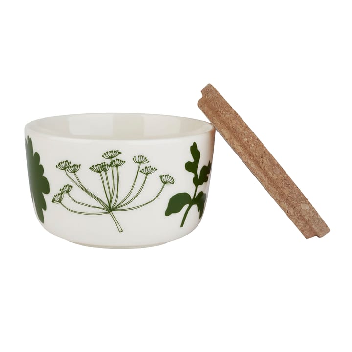 Set de 2 boles Elokuun Varjot 2,5 dl, blanco-verde-rosa Marimekko