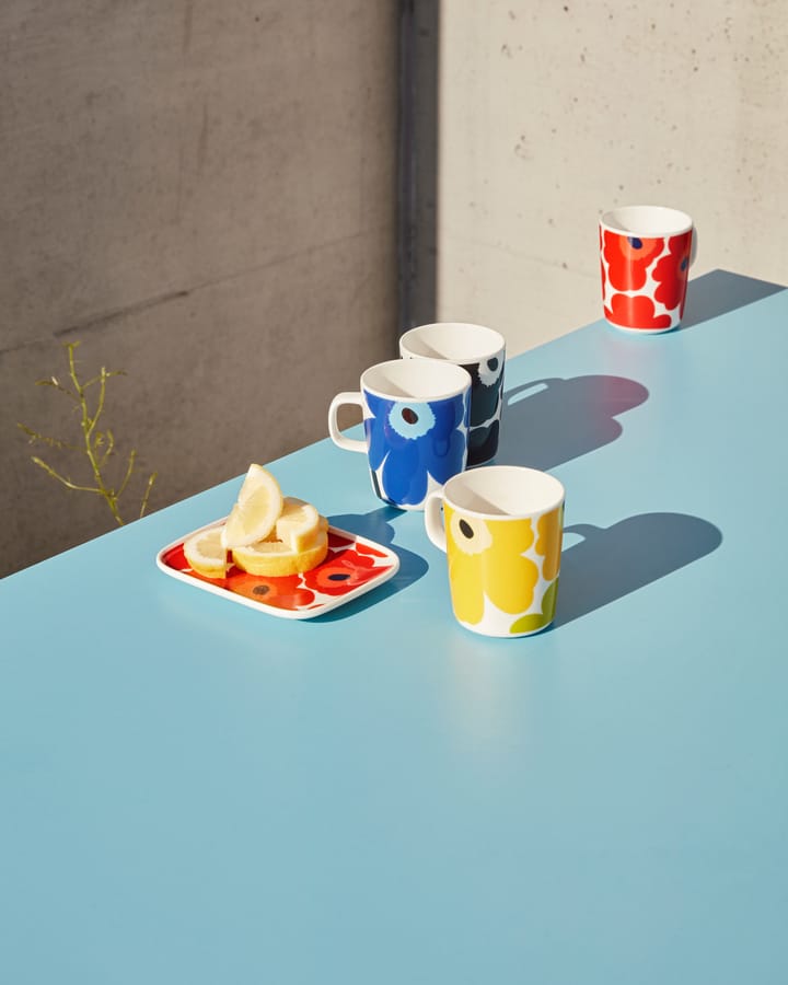 Set de desayuno Unikko, blanco-negro Marimekko