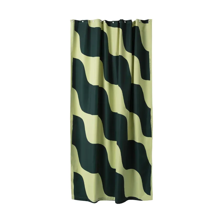 Taifuuni cortina de ducha 180x200 cm - Pear-dark green - Marimekko