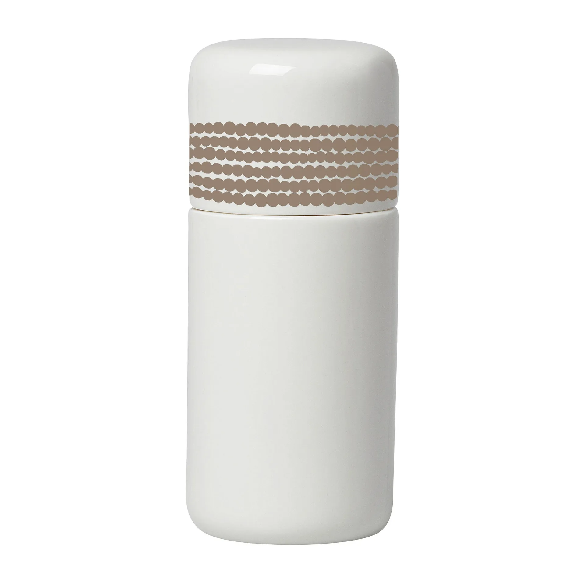 Tapa de molinillo estampado Siirtolapuutarha, white-clay Marimekko