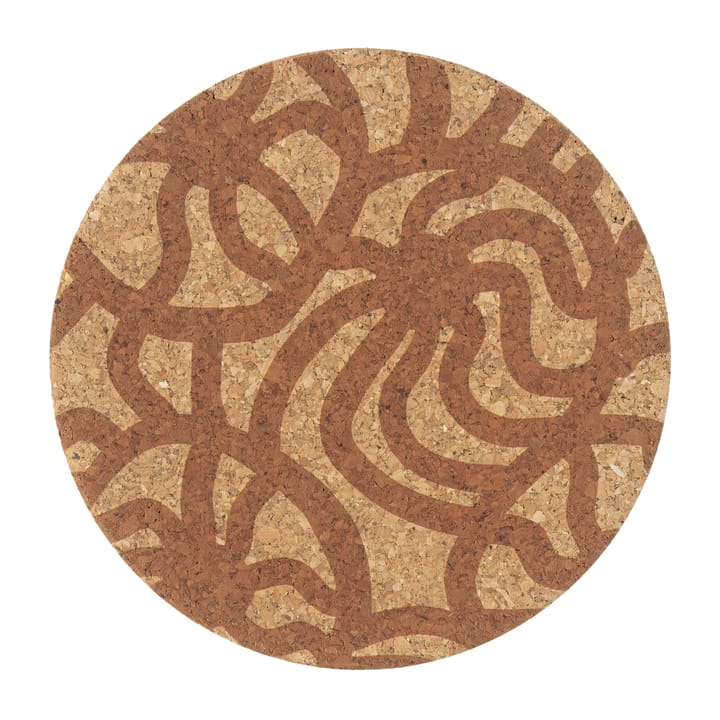 Tapa Joonas corcho Ø13 cm, marrón Marimekko