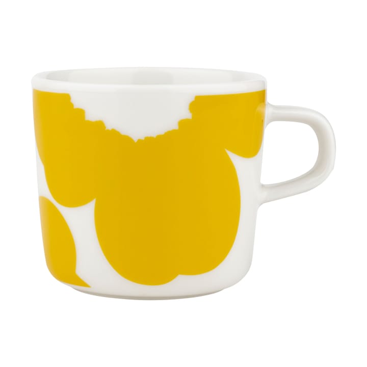 Taza de café Iso Unikko 20 cl - White-spring yellow - Marimekko