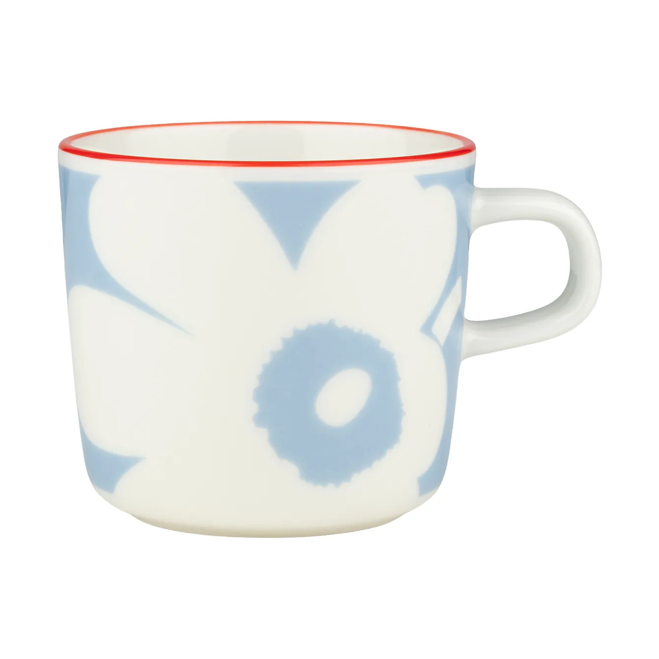 Taza de café Juhla Unikko 20 cl, White-light blue-orange red Marimekko
