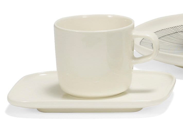 Taza de café Oiva 20 cl - blanco - Marimekko