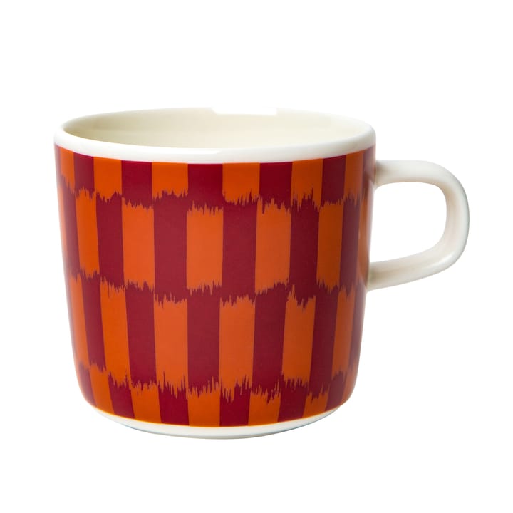 Taza de café Piekana 2 dl - rojo oscuro-naranja - Marimekko