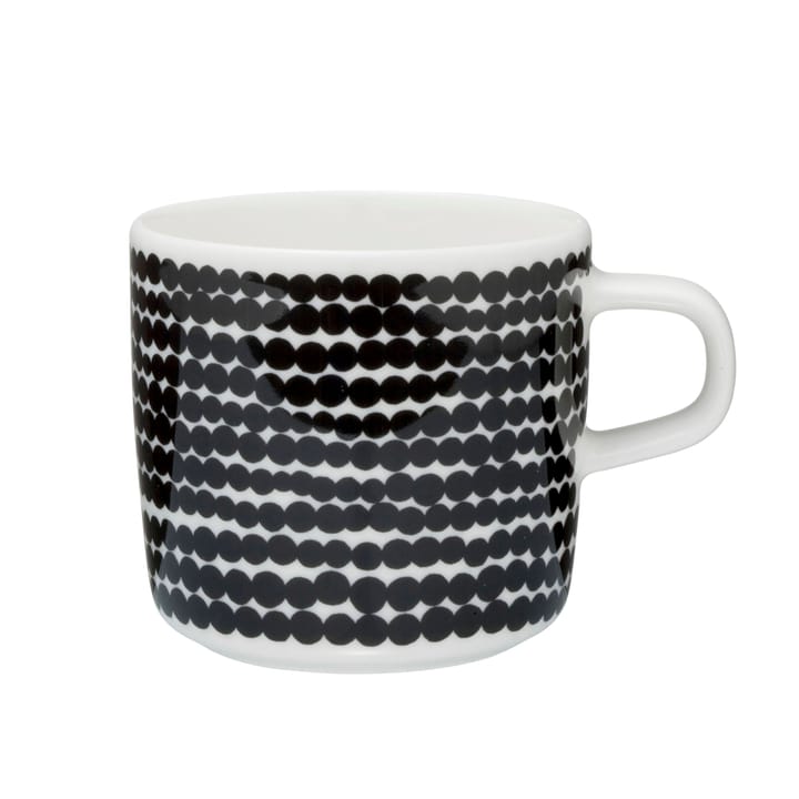 Taza de café Räsymatto 20 cl - negro-blanco - Marimekko