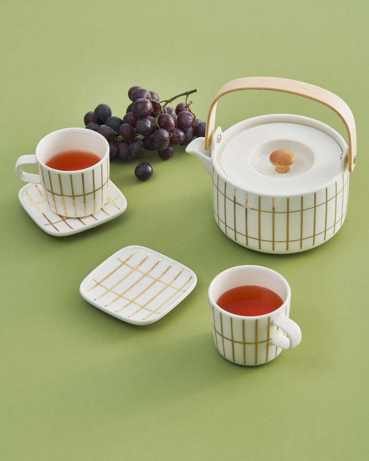 Taza de café Tiiliskivi 20 cl, White-gold Marimekko