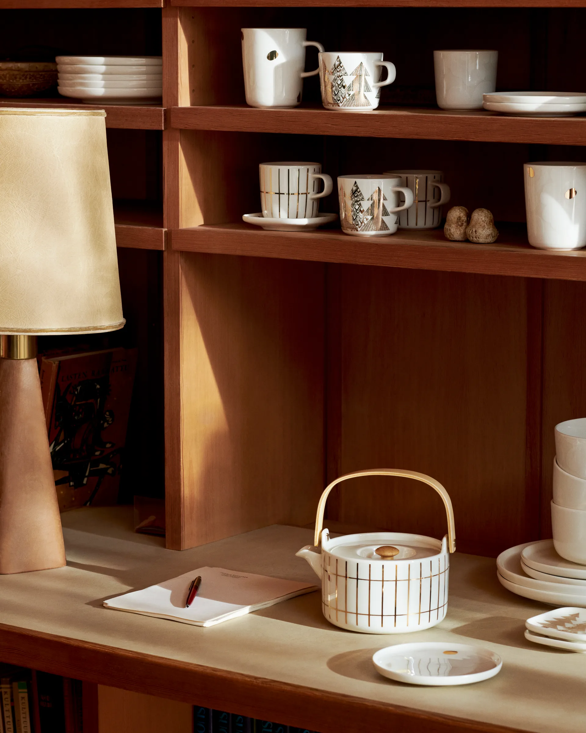 Taza de café Tiiliskivi 20 cl, White-gold Marimekko