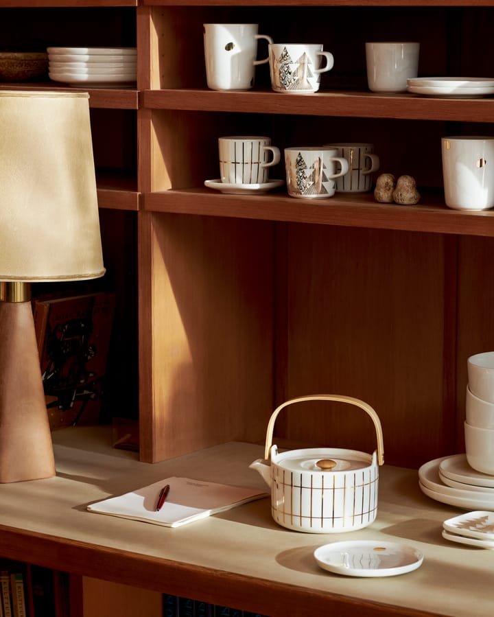 Taza de café Tiiliskivi 20 cl, White-gold Marimekko