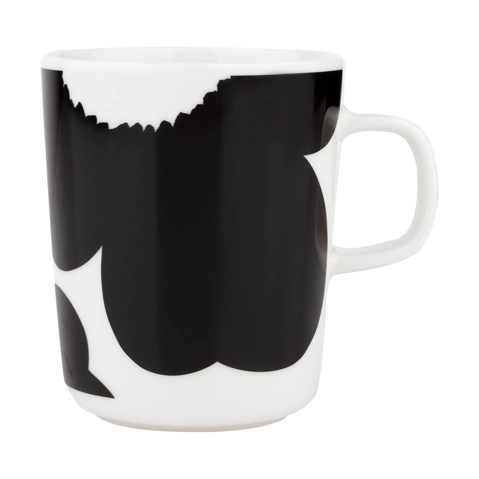 Taza Iso Unikko 25 cl, White-black Marimekko